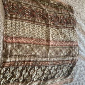 Patterned infinity scarf